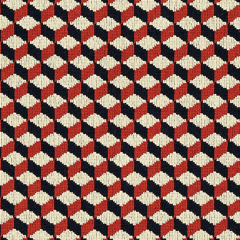 Atwood Carnelian 69853 by Schumacher Fabric ESSENTIALS: SMALL-SCALE UPHOLSTERY I See Sample BELGIUM MEDIUM DUTY </p><p>Repeat: Horizontal: 5/8" (2CM) and Vertical: 1 5/8" (4CM) 55" WIDE (140CM) - Fabric Carolina -