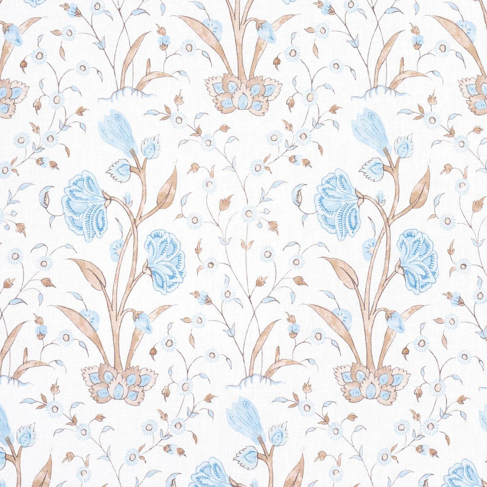 Khilana Floral Sky 178334 by Schumacher Fabric Jacaranda 6.75" - Fabric Carolina -