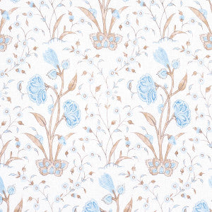 Khilana Floral Sky 178334 by Schumacher Fabric