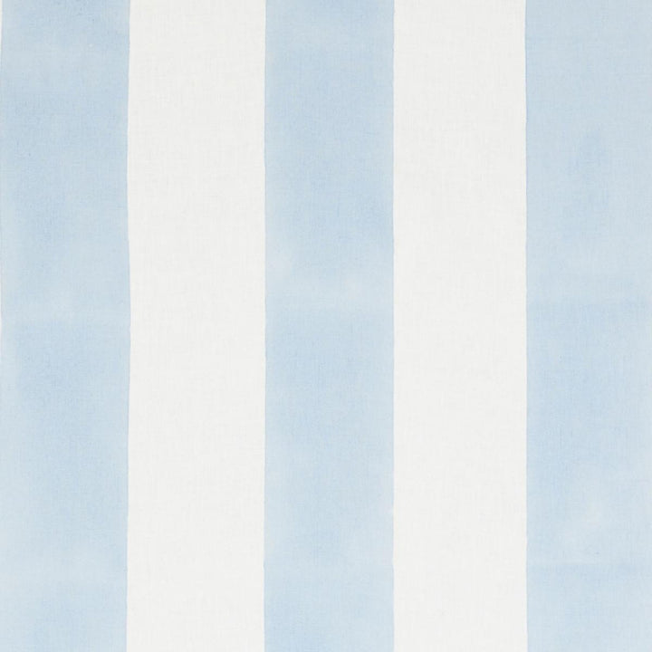 Wide Hand Block Stripe Blue 181810 by Schumacher Fabric Molly Mahon 10.75" - Fabric Carolina -