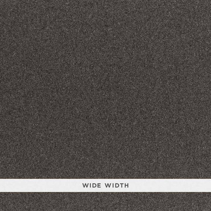 Chester Wool Sidewall Charcoal 5006295 by Schumacher Wallpaper Fabric Wallcoverings - Fabric Carolina -