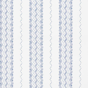 Nauset Stripe Indigo 5009740 by Schumacher Wallpaper