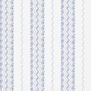 Nauset Stripe Indigo 5009740 by Schumacher Wallpaper