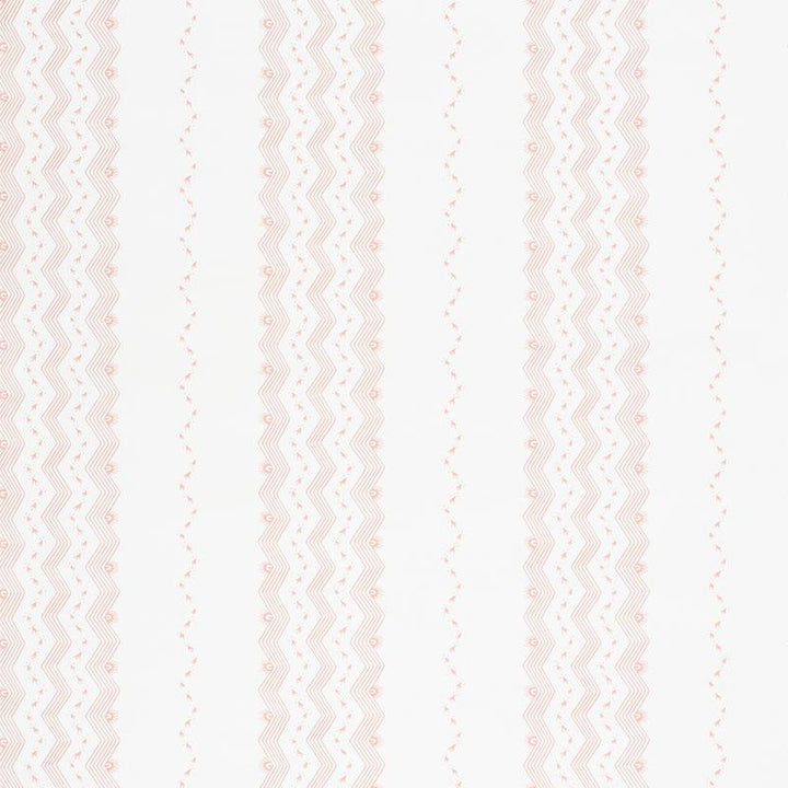 Nauset Stripe Blush 5009742 by Schumacher Wallpaper Chambray 18.0" - Fabric Carolina -