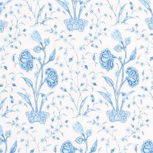 Khilana Floral Porcelain 5009955 by Schumacher Wallpaper