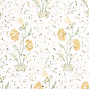 Khilana Floral Marigold 5009954 by Schumacher Wallpaper