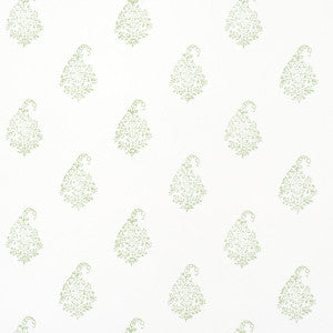 Kerala Paisley Ii Leaf 5015210 by Schumacher Wallpaper