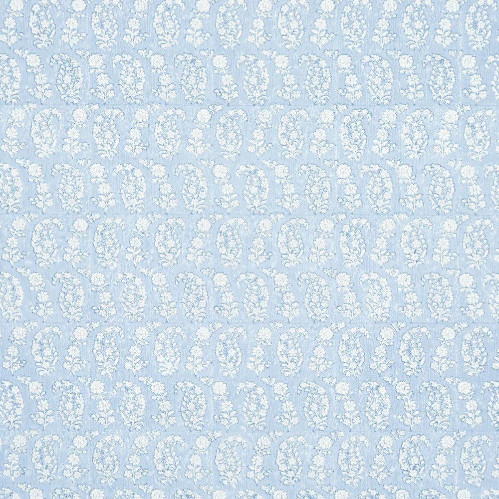 Arita Block Print Cornflower 5015240 by Schumacher Designer Wallpaper Jacaranda 3.0" - Swanky Fabrics -