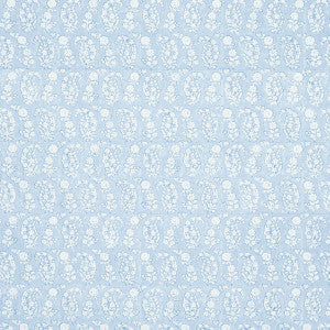 Arita Block Print Cornflower 5015240 by Schumacher Wallpaper