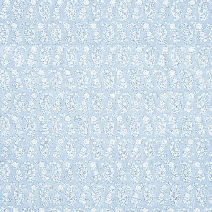 Arita Block Print Cornflower 5015240 by Schumacher Wallpaper Jacaranda 3.0" - Fabric Carolina -