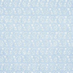 Arita Block Print Cornflower 5015240 by Schumacher Wallpaper