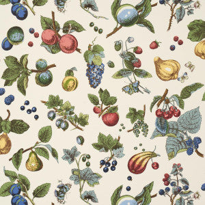 Berry Grove Ivory 5015652 by Schumacher Wallpaper
