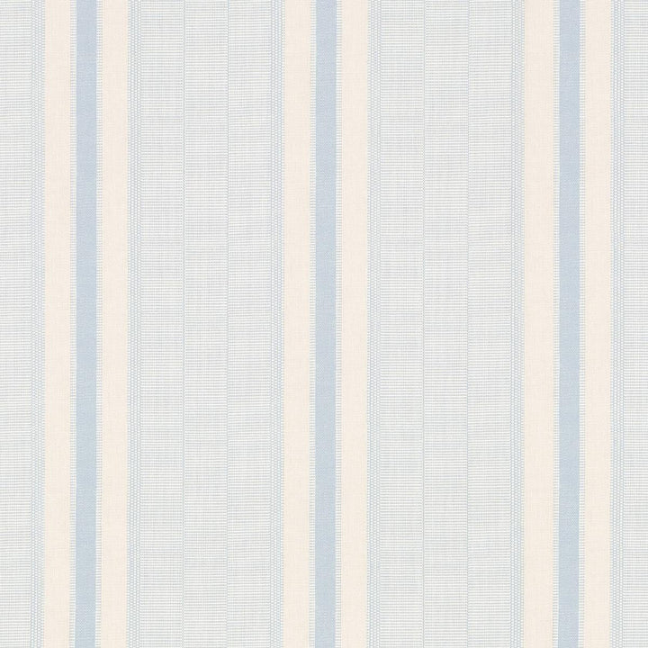 Ipala Stripe Vinyl Sky 5015800 by Schumacher Wallpaper A Rum Fellow 9.0" - Fabric Carolina -