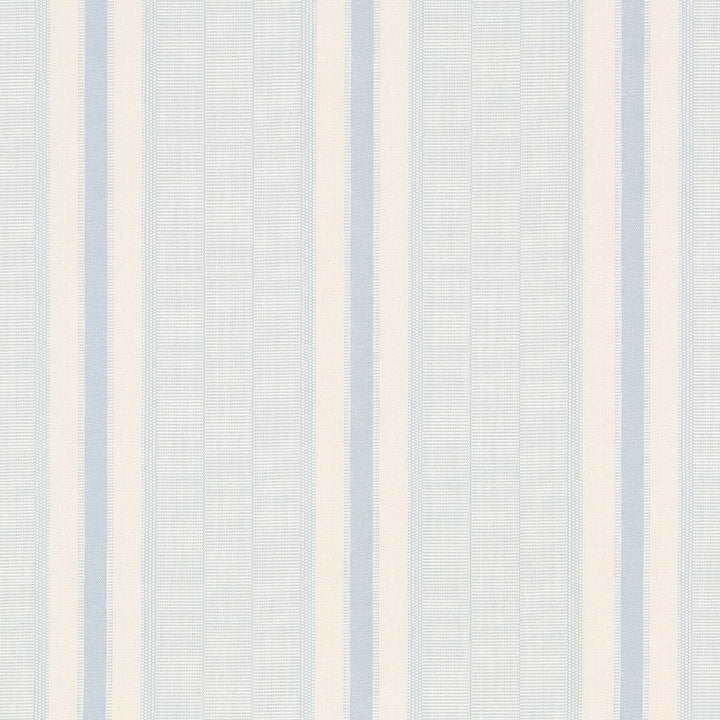 Ipala Stripe Vinyl Sky 5015800 by Schumacher Designer Wallpaper A Rum Fellow 9.0" - Swanky Fabrics -