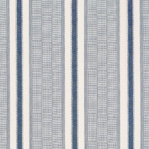 Ipala Stripe Vinyl Ocean 5015801 by Schumacher Wallpaper