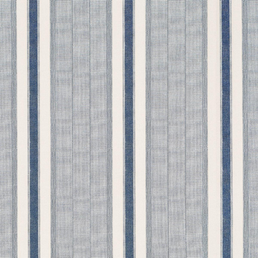 Ipala Stripe Vinyl Ocean 5015801 by Schumacher Designer Wallpaper A Rum Fellow 9.0" - Swanky Fabrics -