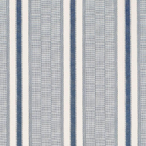 Ipala Stripe Vinyl Ocean 5015801 by Schumacher Wallpaper
