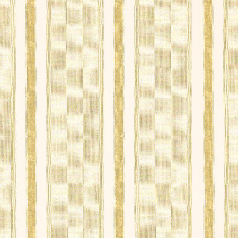 Ipala Stripe Vinyl Ochre 5015804 by Schumacher Wallpaper A Rum Fellow 9.0" - Fabric Carolina -