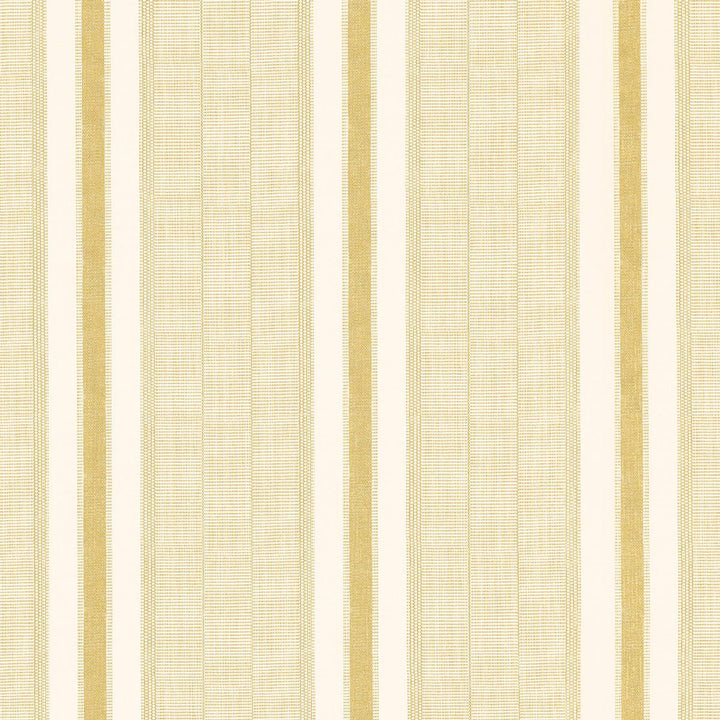 Ipala Stripe Vinyl Ochre 5015804 by Schumacher Wallpaper A Rum Fellow 9.0" - Fabric Carolina -
