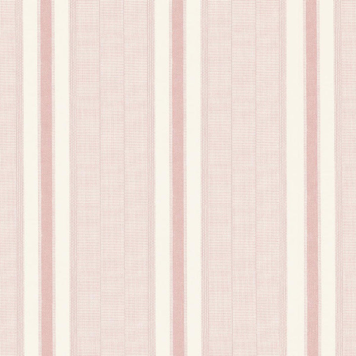 Ipala Stripe Vinyl Blush 5015803 by Schumacher Designer Wallpaper A Rum Fellow 9.0" - Swanky Fabrics -
