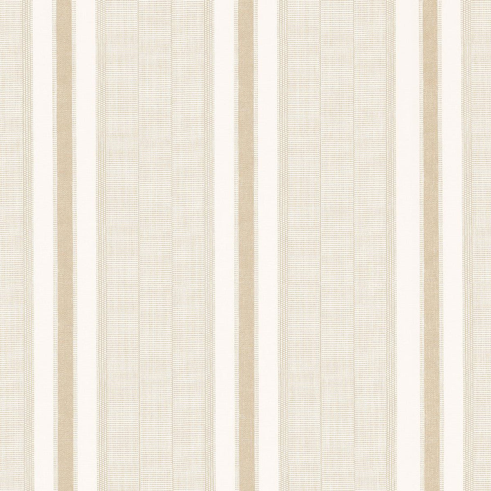 Ipala Stripe Vinyl Bisque 5015805 by Schumacher Designer Wallpaper A Rum Fellow 9.0" - Swanky Fabrics -