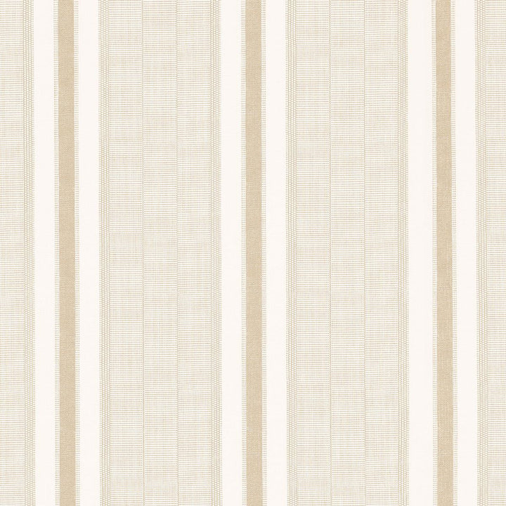 Ipala Stripe Vinyl Bisque 5015805 by Schumacher Wallpaper A Rum Fellow 9.0" - Fabric Carolina -