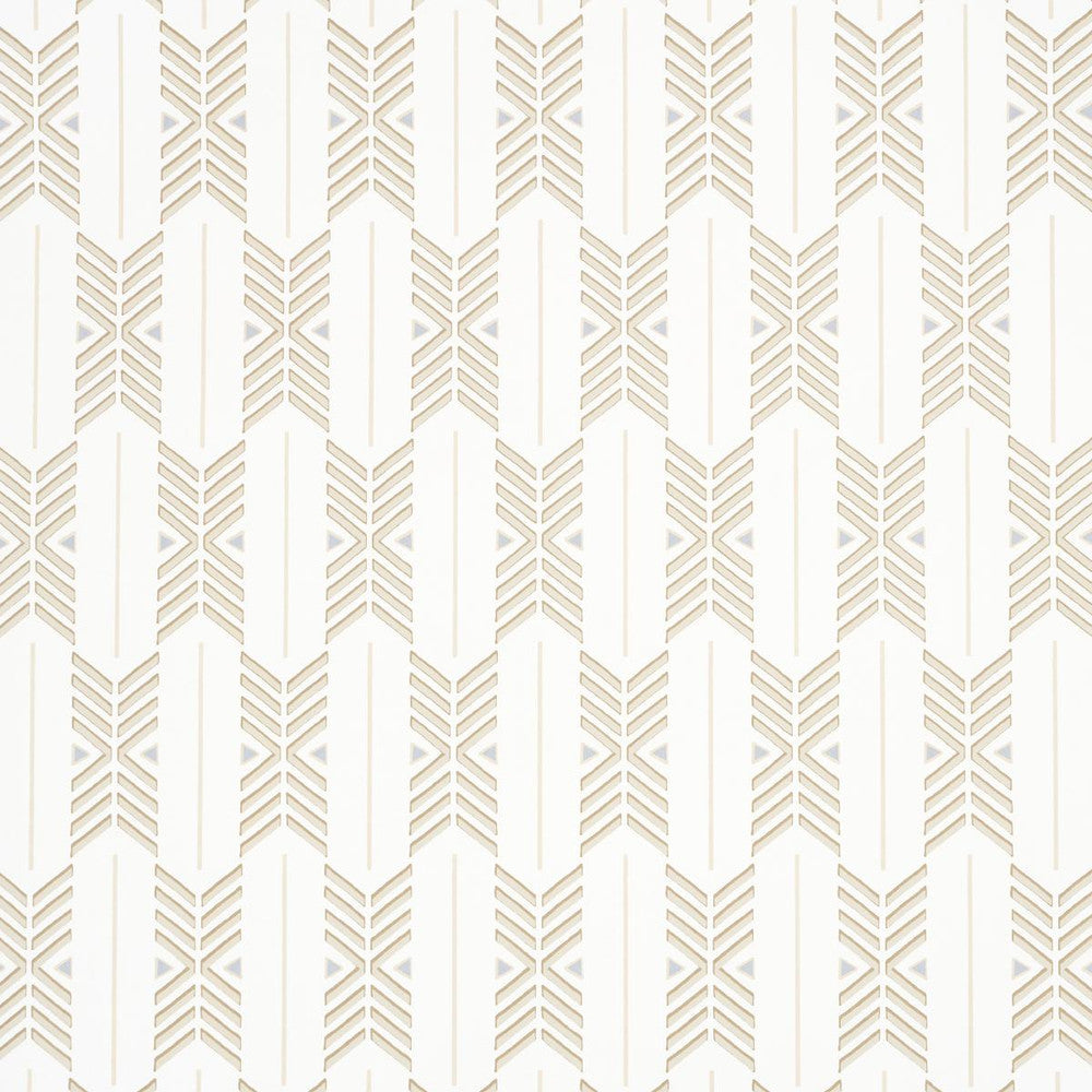 Quiver Sesame 5015810 by Schumacher Designer Wallpaper A Rum Fellow 3.38" - Swanky Fabrics -