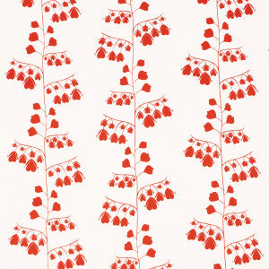 Bleeding Hearts Red 5015861 by Schumacher Wallpaper
