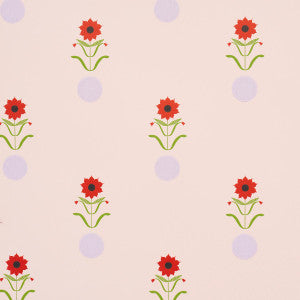 Forget Me Dots Pink 5015881 by Schumacher Wallpaper