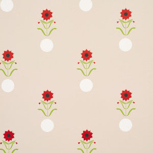 Forget Me Dots Neutral 5015880 by Schumacher Wallpaper