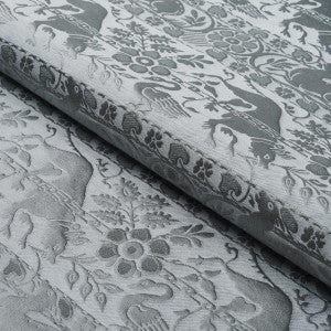 Animali Slate Blue 83120 by Schumacher Fabric