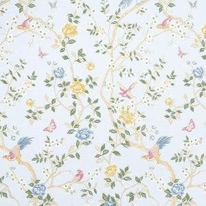 Georgia Vine Sky 83151 by Schumacher Fabric