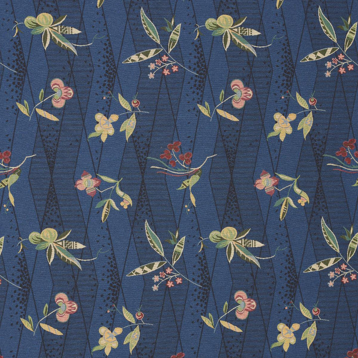 Romola Floral Cadet 83141 by Schumacher Fabric Schumacher Classics 18.0" - Fabric Carolina -