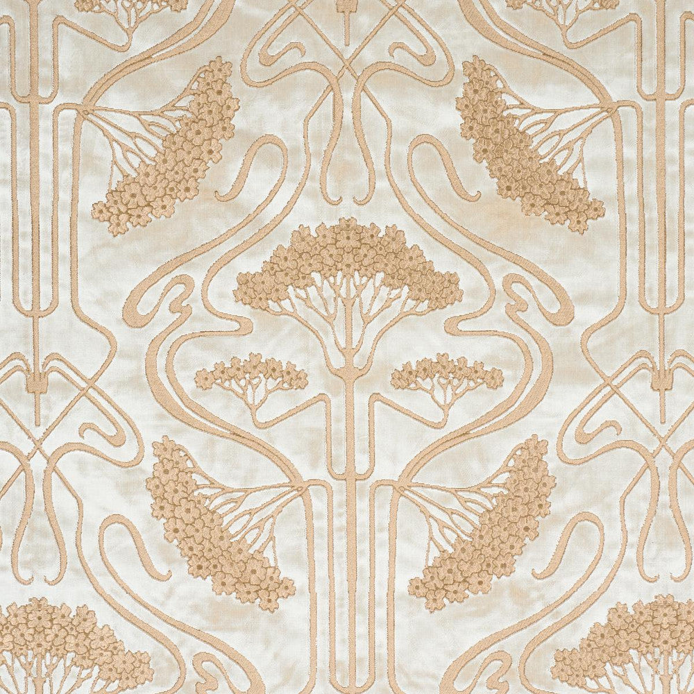 Ombelli Jacquard Velvet Fawn 83170 by Schumacher Fabric Schumacher Masterpieces 18.0" - Fabric Carolina -