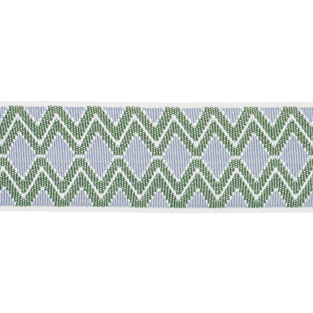 Pinula Tape Fern 84100 by Schumacher Trim A Rum Fellow 2.62" - Fabric Carolina -