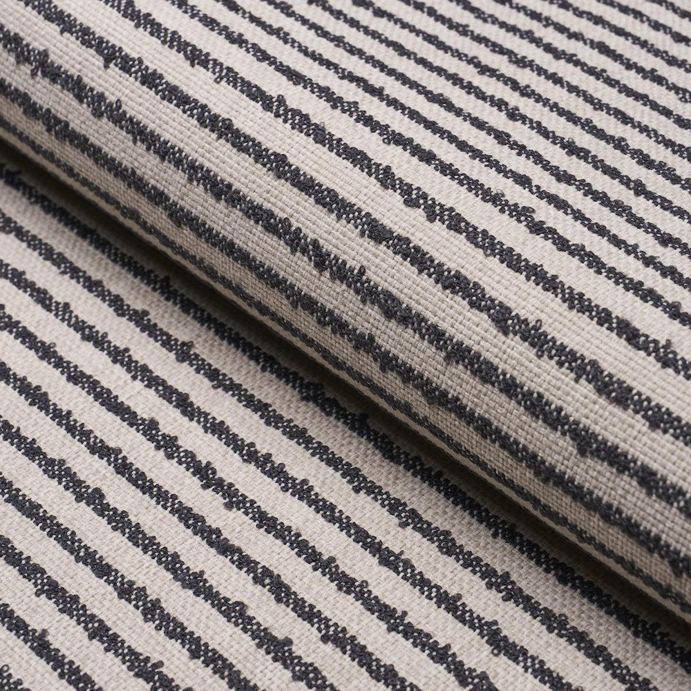 Boucl Stripe Indoor/Outdoor Jute 84262 by Schumacher Fabric Live It Up! 18.88" - Fabric Carolina -