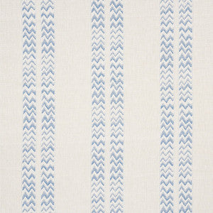 Kudu Stripe Blue 69971 by Schumacher Fabric