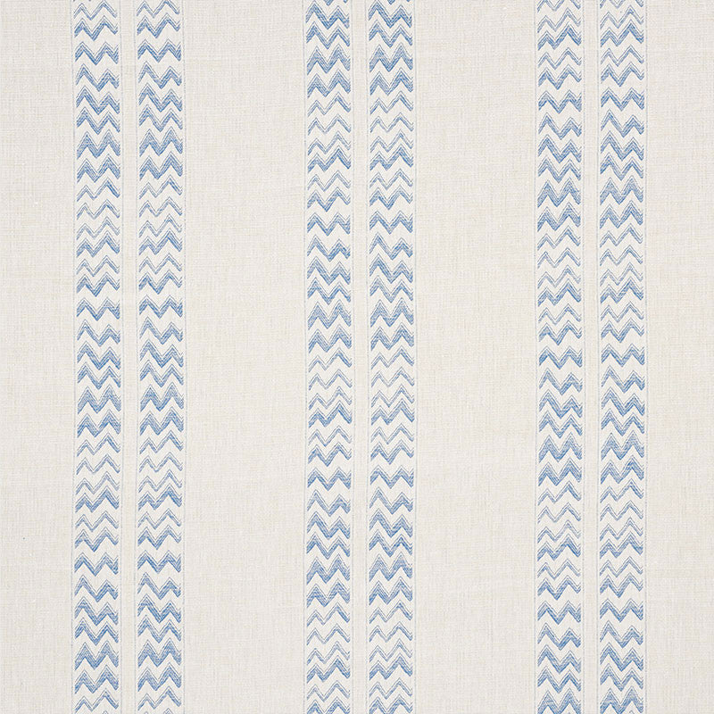 Kudu Stripe Blue 69971 by Schumacher Fabric COPACABANA LINEN 100% ITALY </p><p>Repeat: Horizontal: 28" (71CM) and Vertical: 9 7/8" (25CM) 56 - Fabric Carolina -