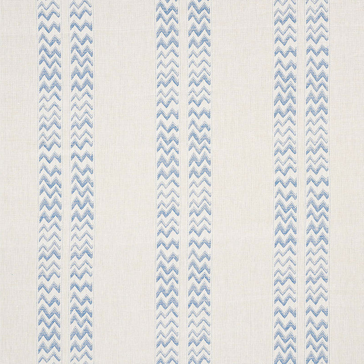 Kudu Stripe Blue 69971 by Schumacher Fabric COPACABANA LINEN 100% ITALY </p><p>Repeat: Horizontal: 28" (71CM) and Vertical: 9 7/8" (25CM) 56 - Fabric Carolina -