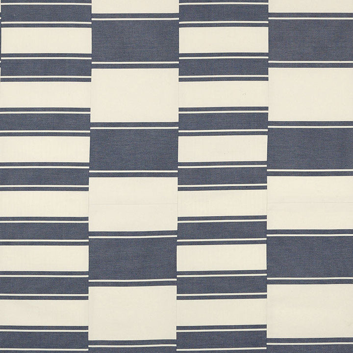 Nomad Indigo 69982 by Schumacher Designer Fabric Tribal Chic COTTON 100% INDIA </p><p>Repeat: Horizontal: 17 5/8" (45CM) and Vertical: 11" (28CM) 53.5 - Swanky Fabrics -