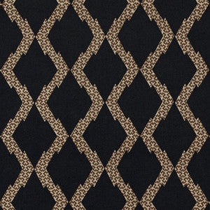 Topi Black 69992 by Schumacher Fabric