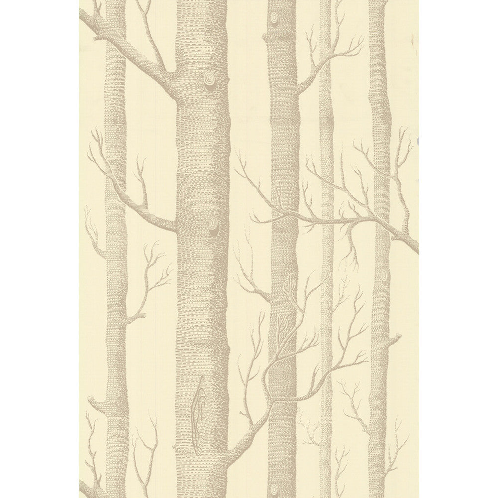 Woods Beige/Cream by Cole & Son Designer Wallcovering COLE & SON NEW CONTEMPORARY II PAPER - 100% United Kingdom - Horizontal: - and Vertical: 28.3 20.5 - Swanky Fabrics -