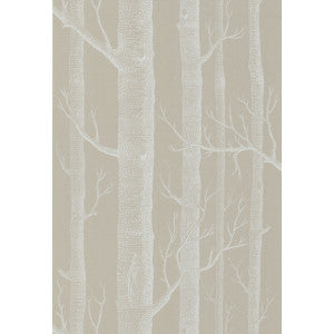 Woods White/Taupe by Cole & Son Wallcovering