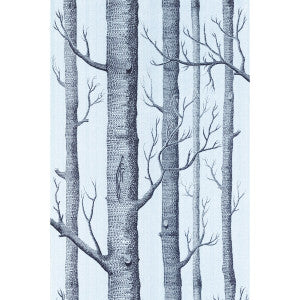 Woods Choc/Silver by Cole & Son Wallcovering