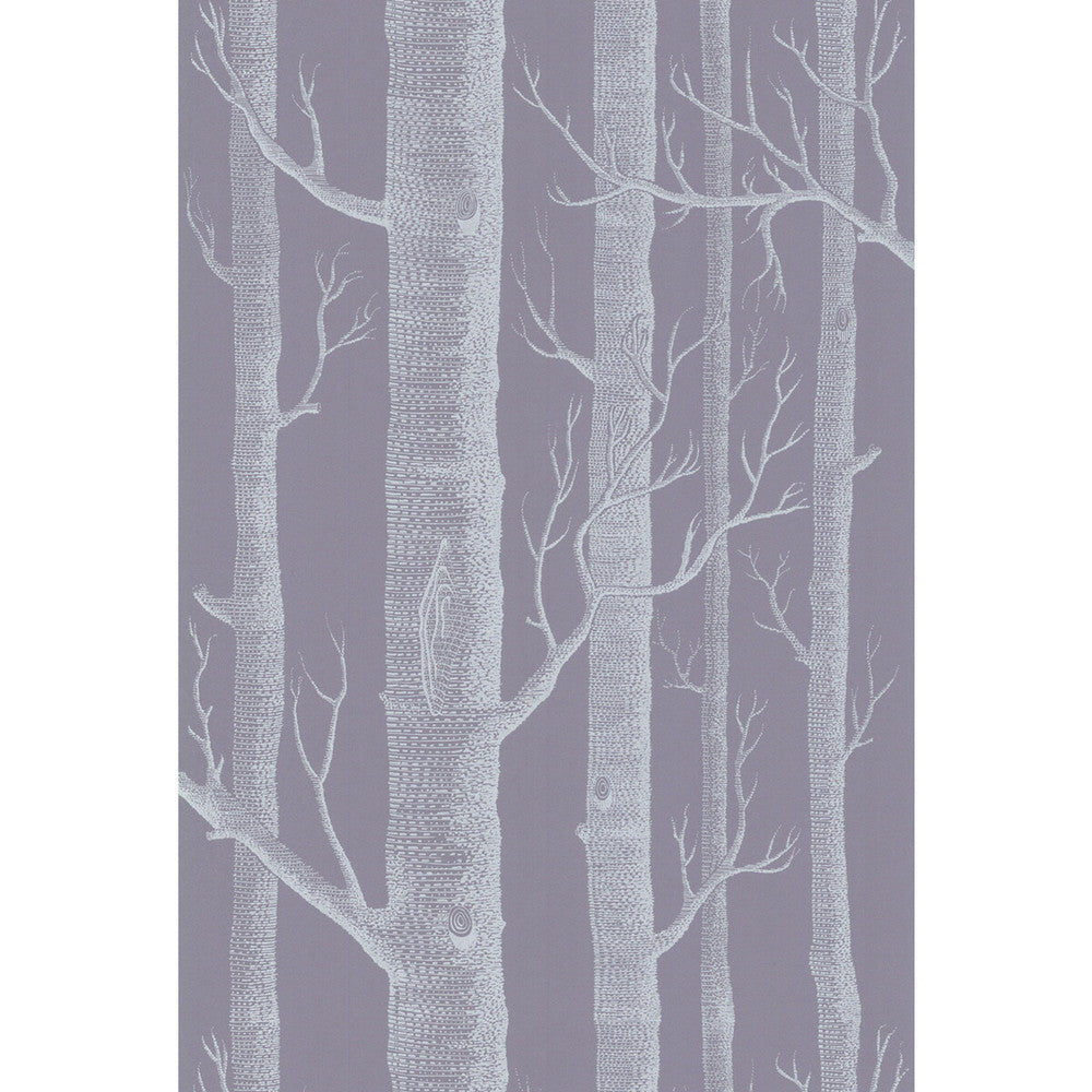 Woods Ivory/Lilac by Cole & Son Wallcovering COLE & SON NEW CONTEMPORARY II PAPER - 100% United Kingdom Horizontal: and Vertical: 28.3 20.5 - Fabric Carolina -