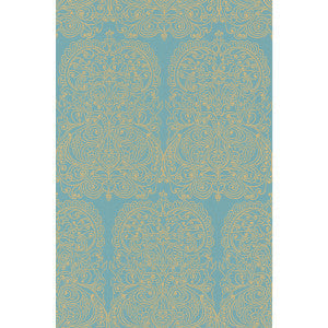 Alpana Gold/Aqua by Cole & Son Wallpaper