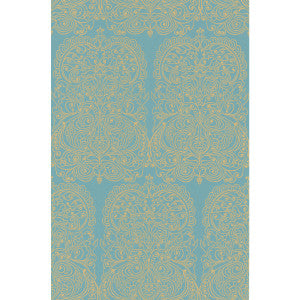Alpana Gold/Aqua by Cole & Son Wallcovering