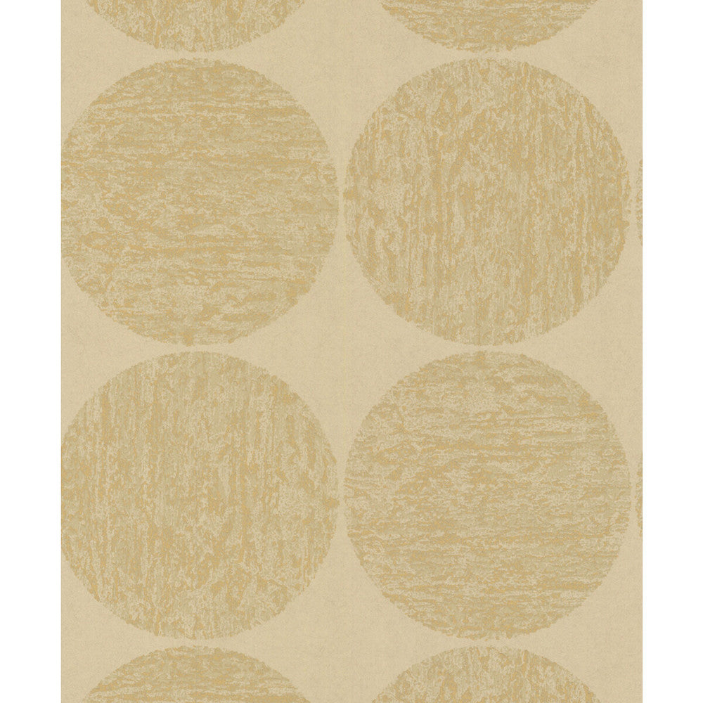 Luna Gold/Tan by Cole & Son Wallcovering COLE & SON NEW CONTEMPORARY II PAPER - 100% United Kingdom Horizontal: 20.5 and Vertical: 20.5 - Fabric Carolina -