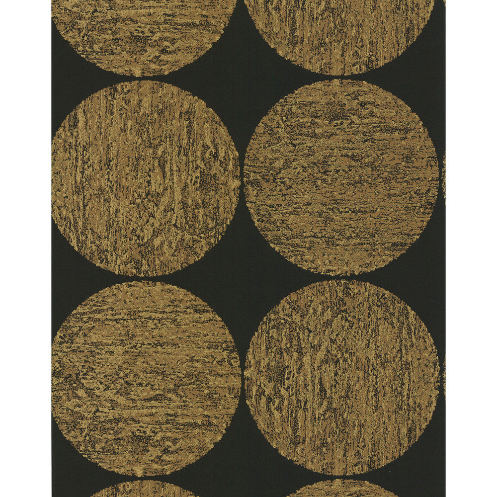 Luna Gold/Onyx by Cole & Son Wallcovering Cole & Son Wallcovering Luna Gold/OnyxWallcovering COLE & SON NEW CONTEMPORARY II PAPER - 100% United Kingdom </p><p>Repeat: H: 20.5, V: 20.5 - Fabric Carolina -