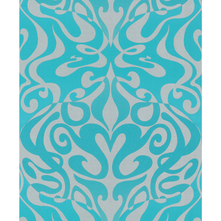 Woodstock Aqua by Cole & Son Wallcovering COLE & SON NEW CONTEMPORARY II PAPER - 100% United Kingdom - Horizontal: - and Vertical: 21 20.5 - Fabric Carolina -